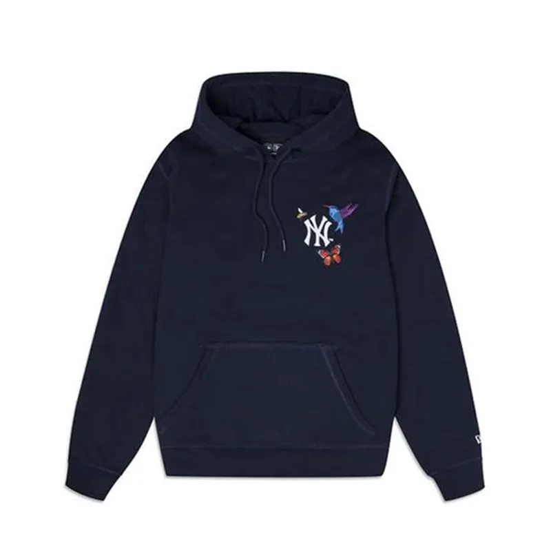 [13090796] New York Yankees "Blooming" Navy Mens Pullover Hoodie