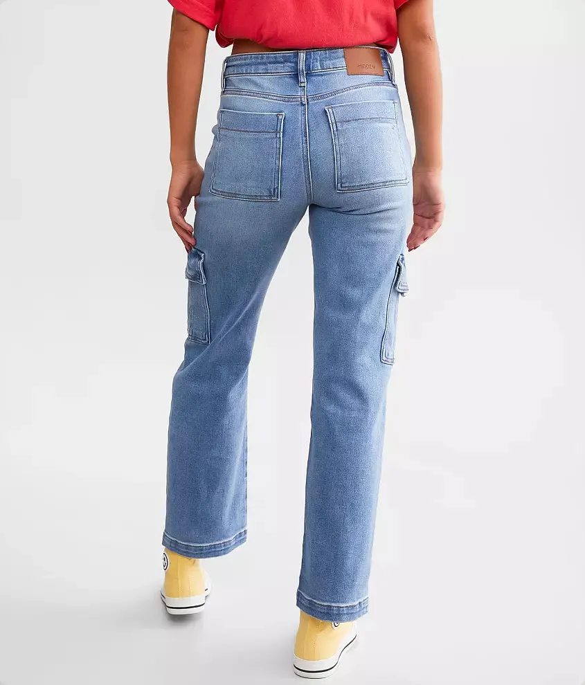 32 Inseam Tracey Cargo Straight Jeans