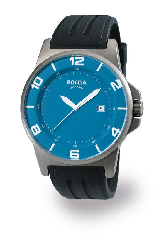 3535-25 Mens Boccia id. Titanium Watch