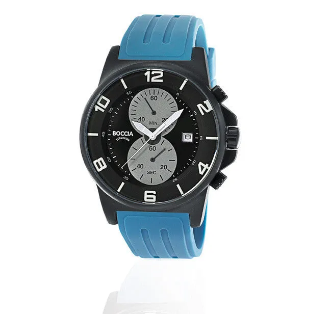 3777-10 Mens Boccia id. Titanium Watch