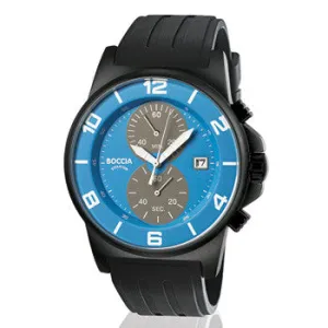 3777-15 MENS BOCCIA ID. TITANIUM WATCH