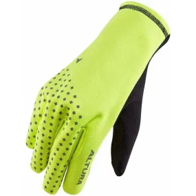 Altura Fleece Windproof Nightvision Full Finger Cycling Gloves - Yellow