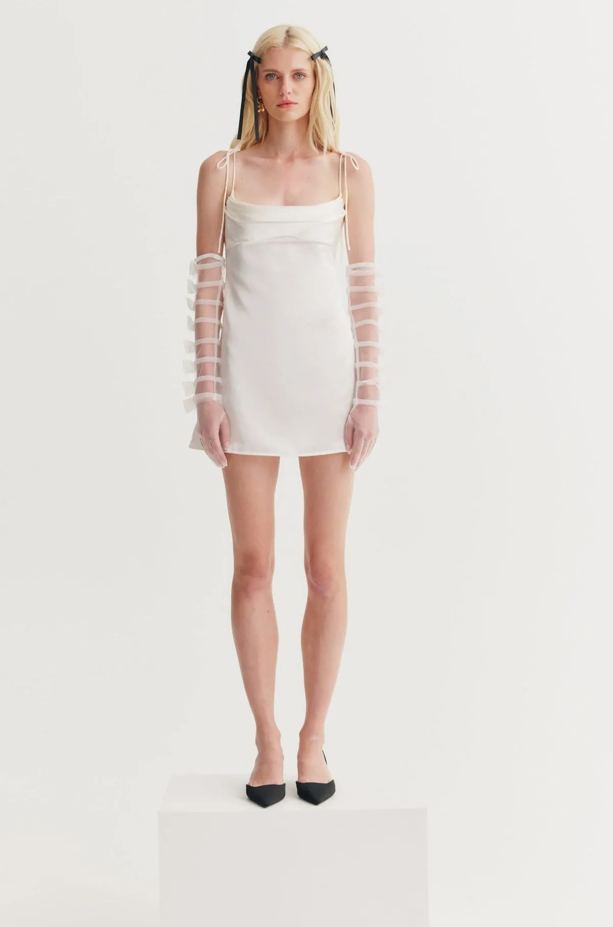 Ambre Mini Dress in White