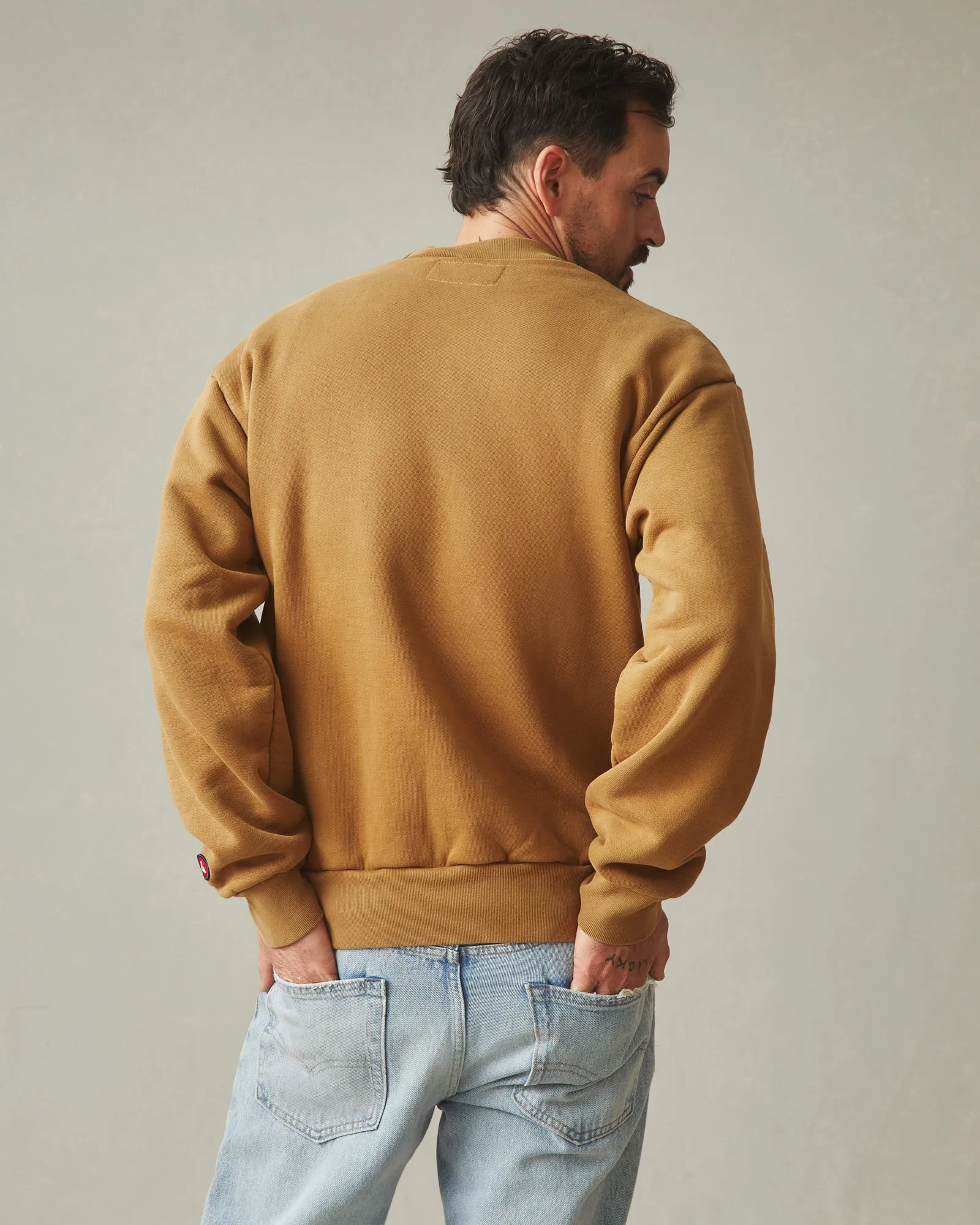 American Vintage Crew Sweatshirt - Tan