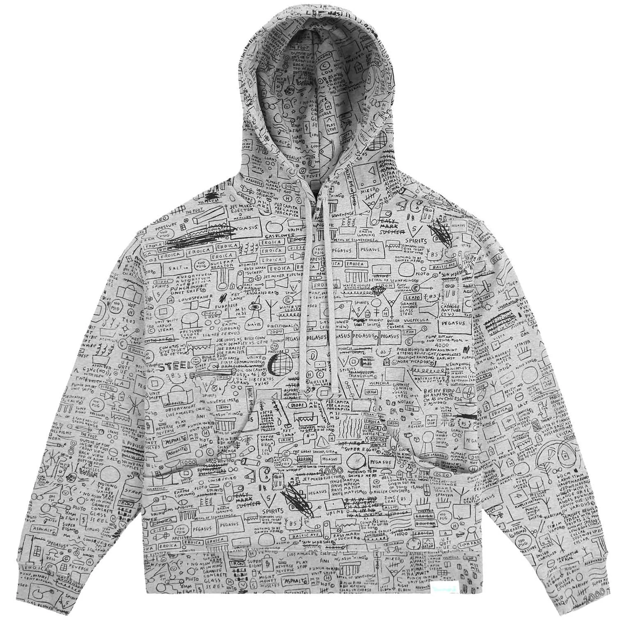 BASQUIAT ALL OVER PRINT HOODIE