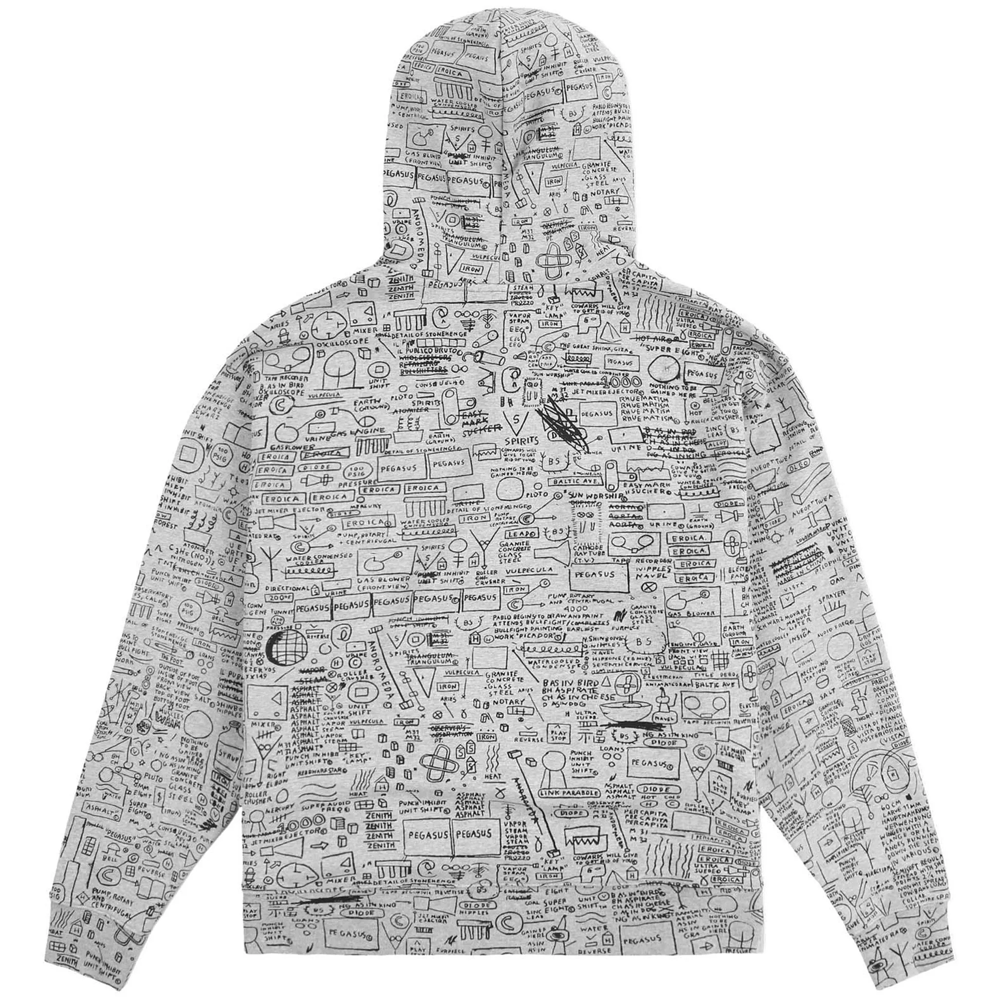 BASQUIAT ALL OVER PRINT HOODIE