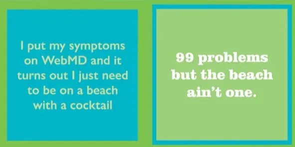 Beach 99 Problem Beverage Napkin