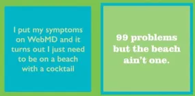 Beach 99 Problem Beverage Napkin