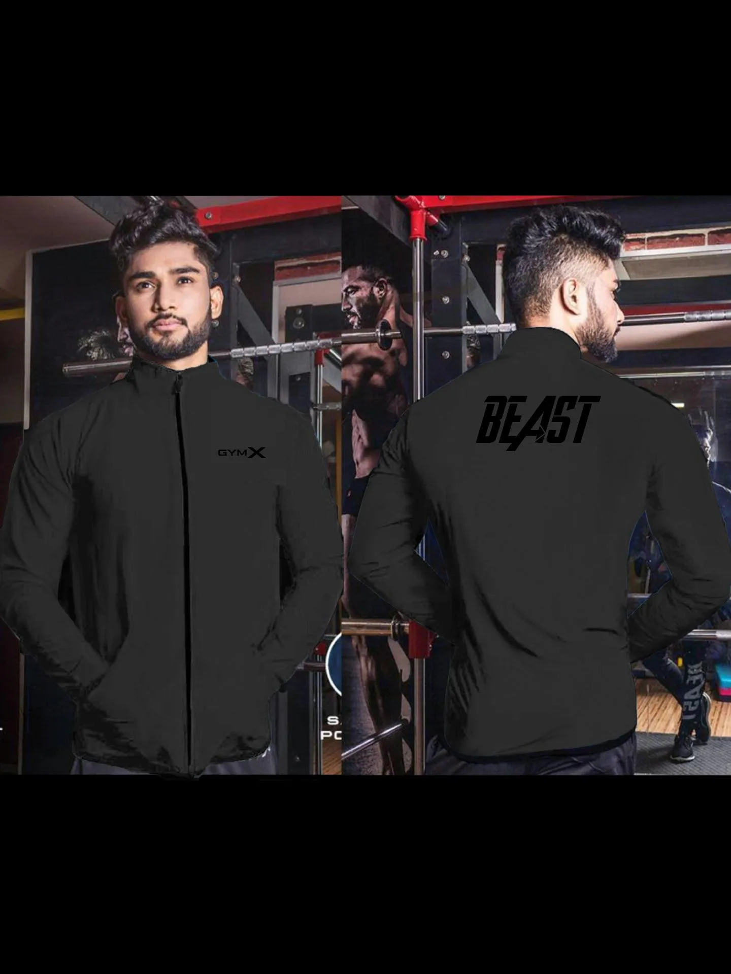 Beast Carbon Grey Summer Windcheater