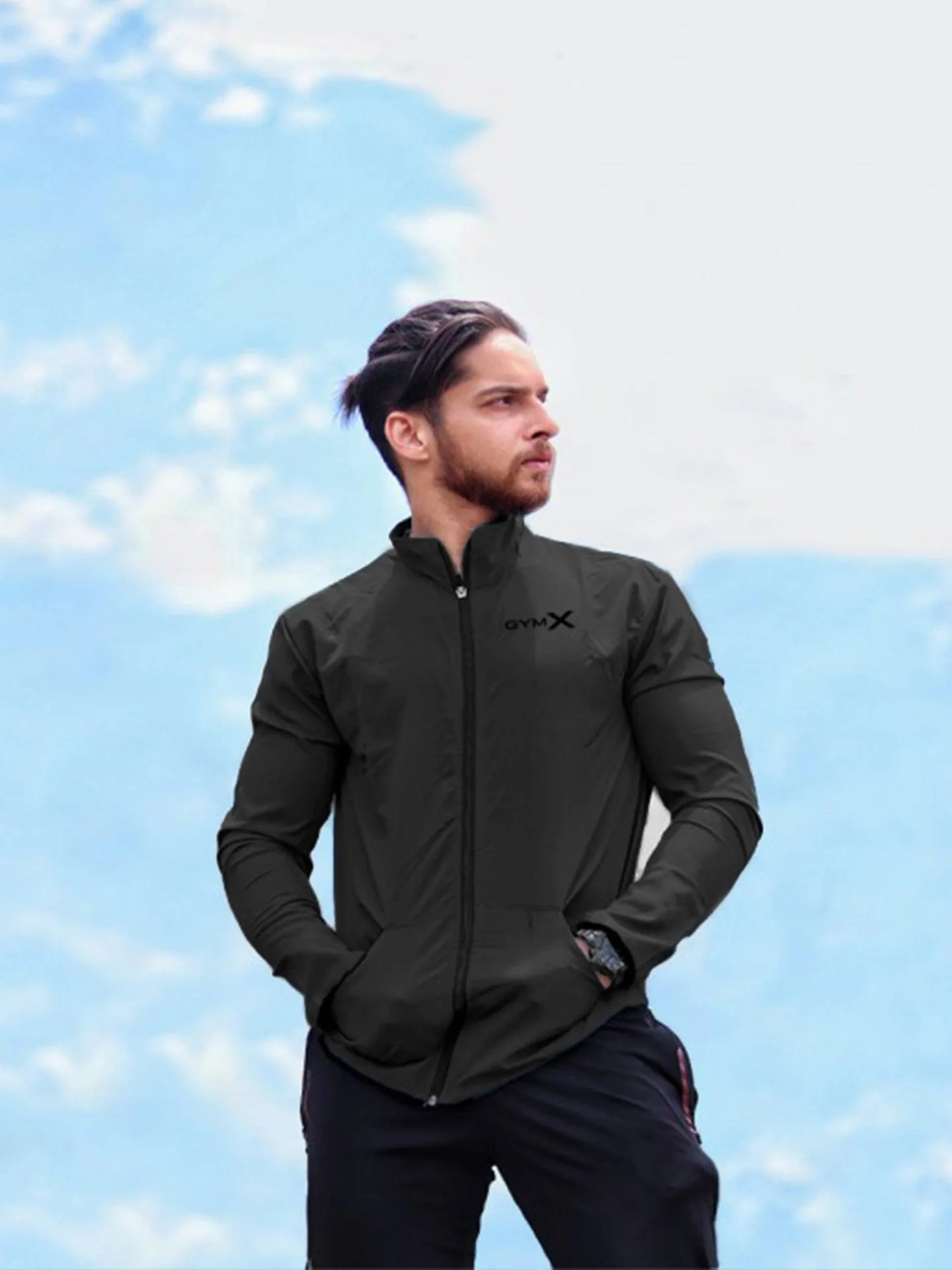 Beast Carbon Grey Summer Windcheater