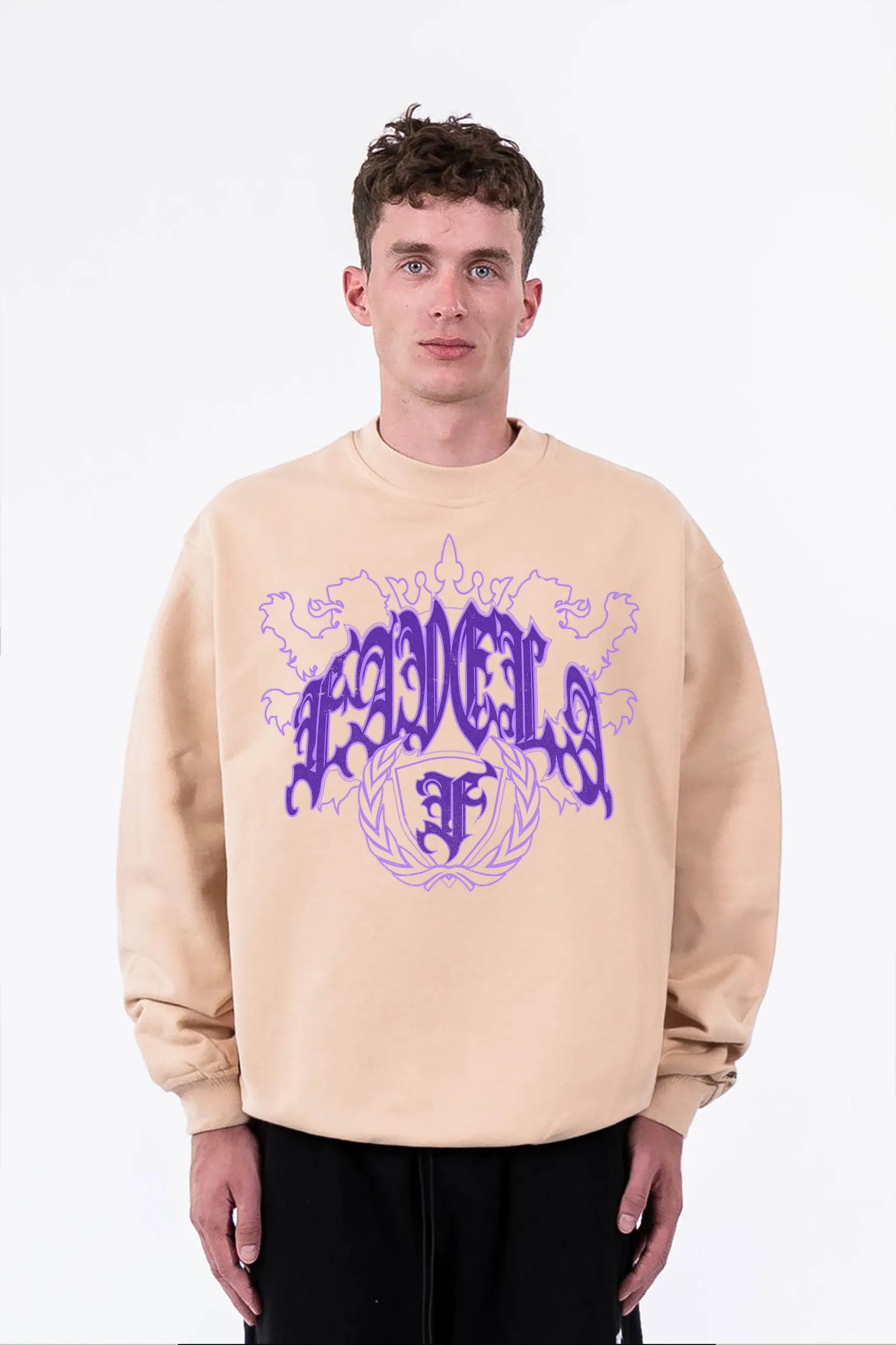 COAT OF ARMS BEIGE CREWNECK