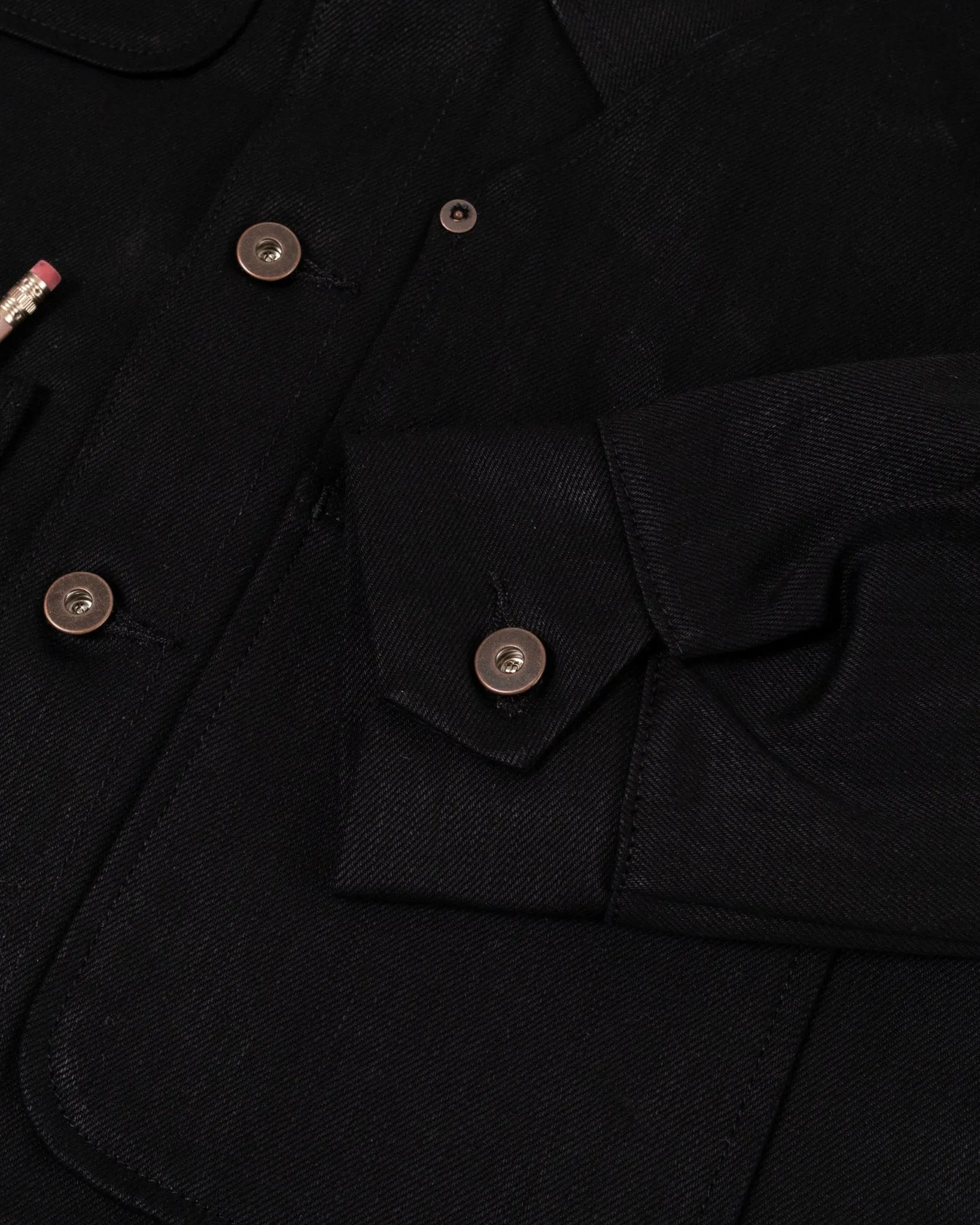 Coverall Jacket 13.5 oz Black Selvage