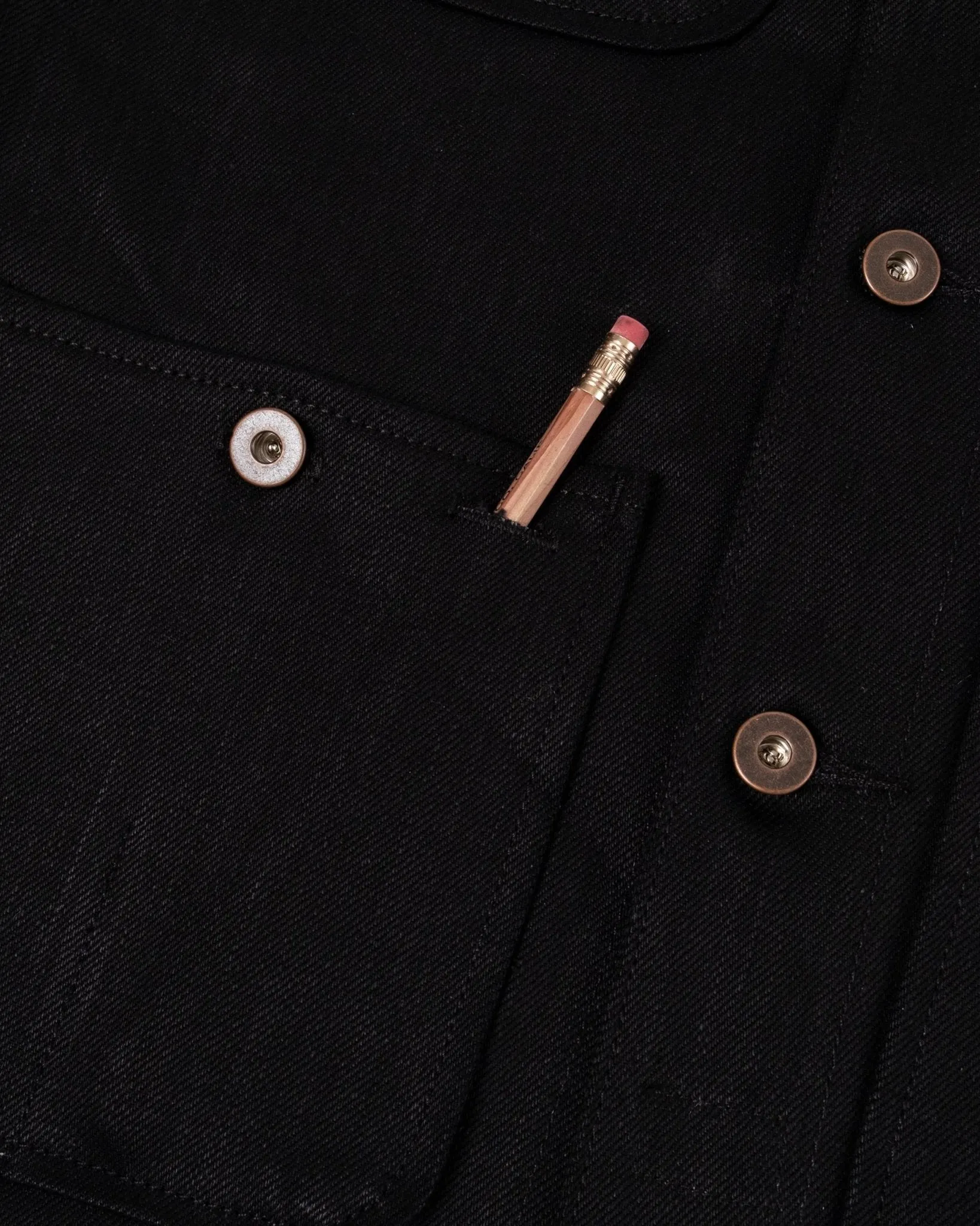 Coverall Jacket 13.5 oz Black Selvage