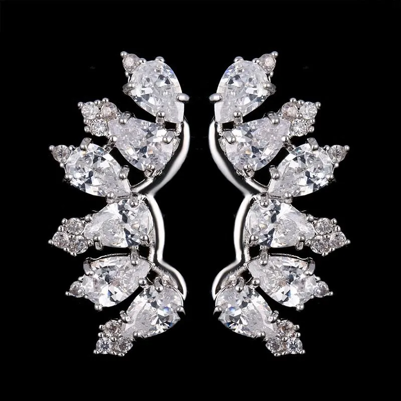 CZ Austrian Clear Crystal Stud Earring