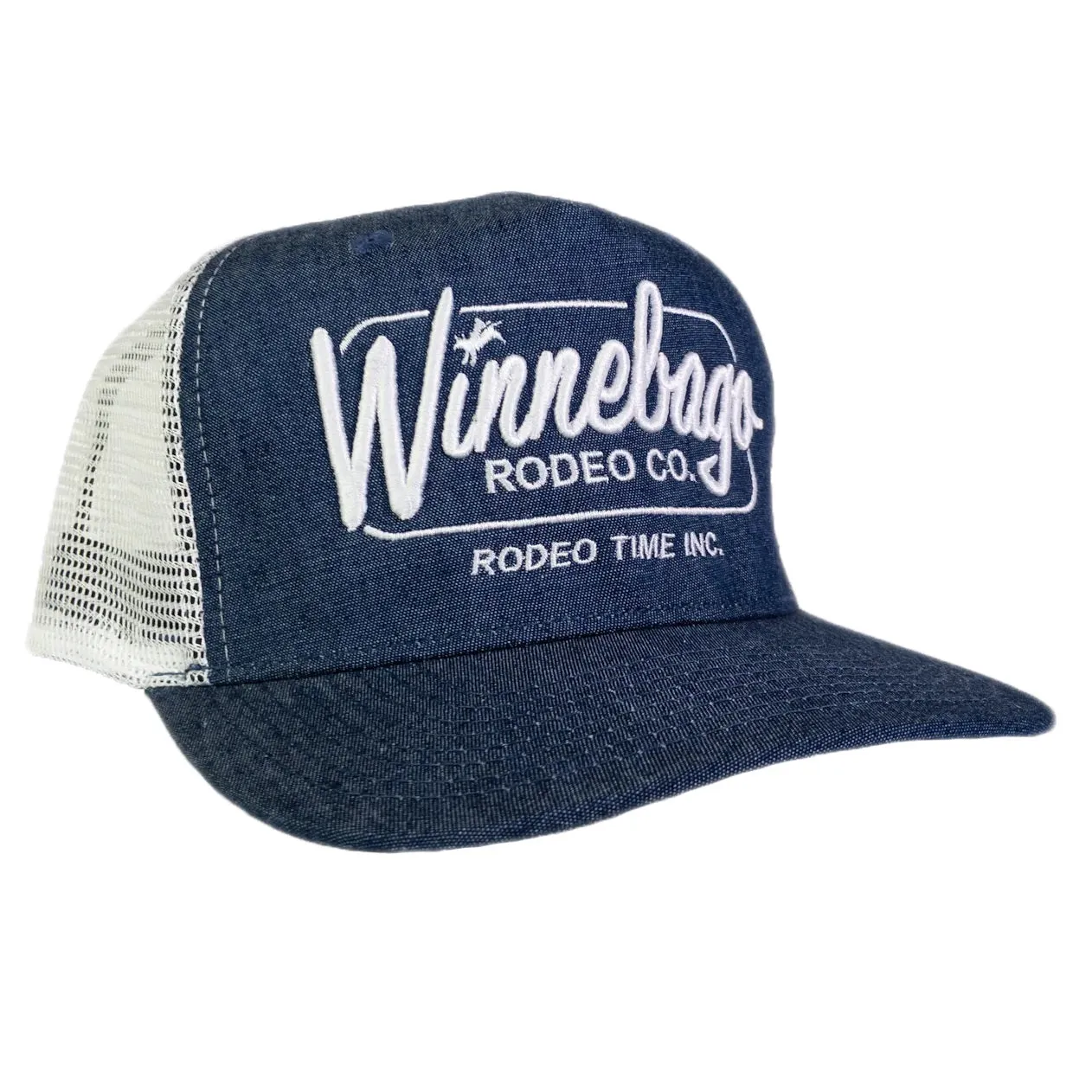 'Dale Brisby' Men's Winnegabo Rodeo Mesh Cap - Denim