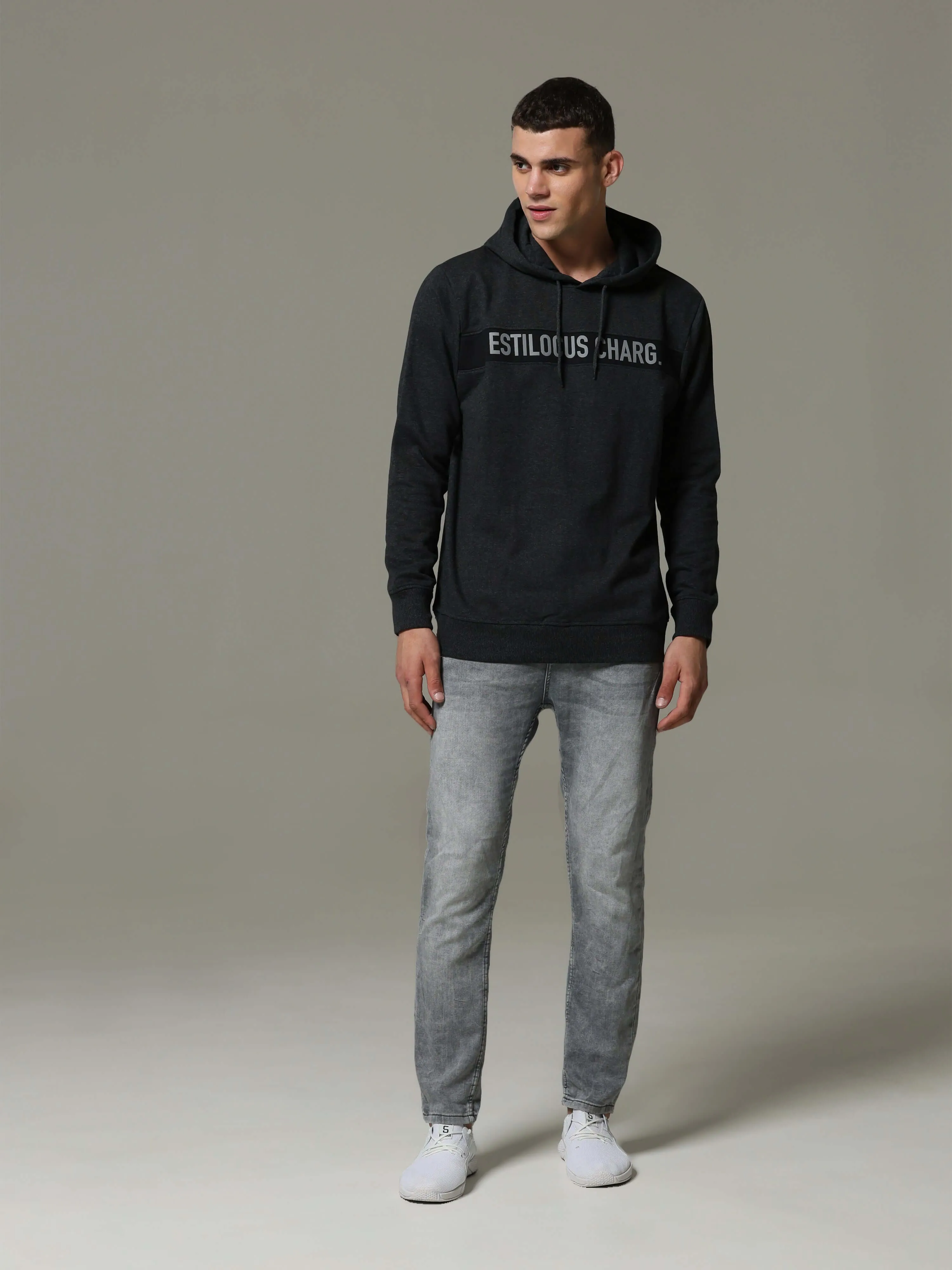 Dark Gray Charg Hoodie