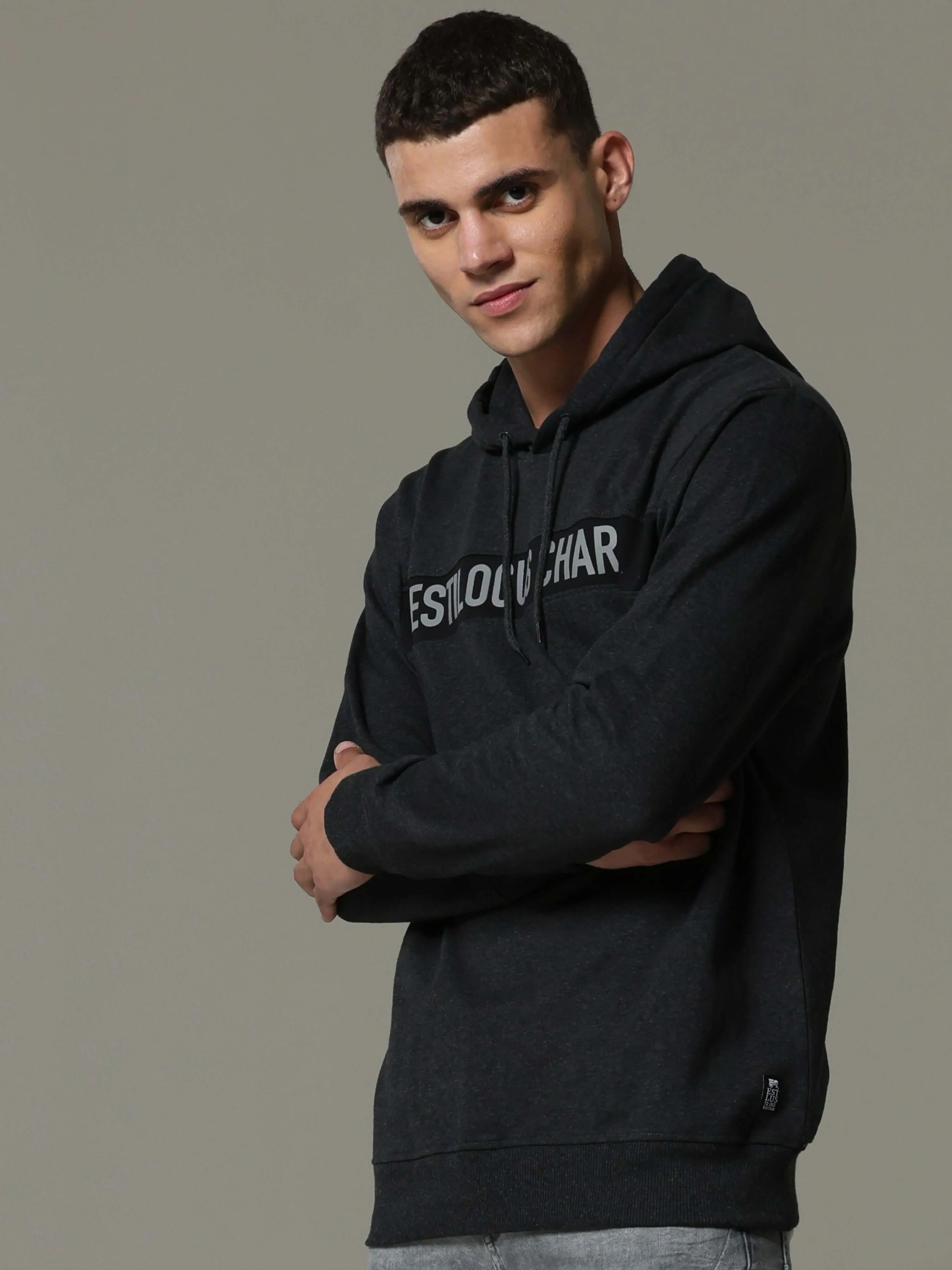 Dark Gray Charg Hoodie