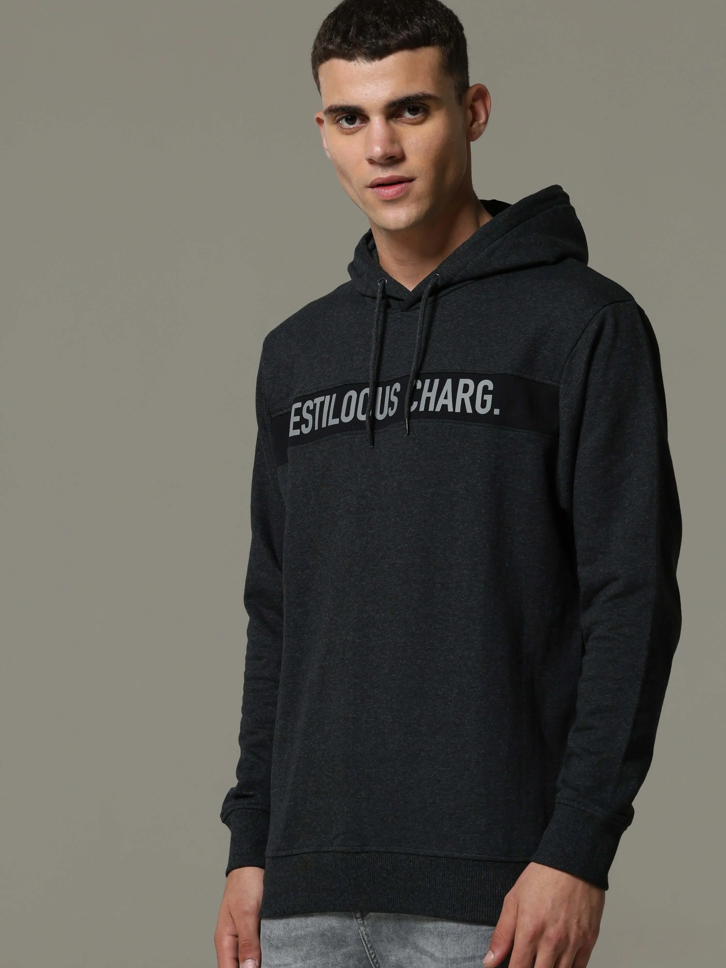 Dark Gray Charg Hoodie