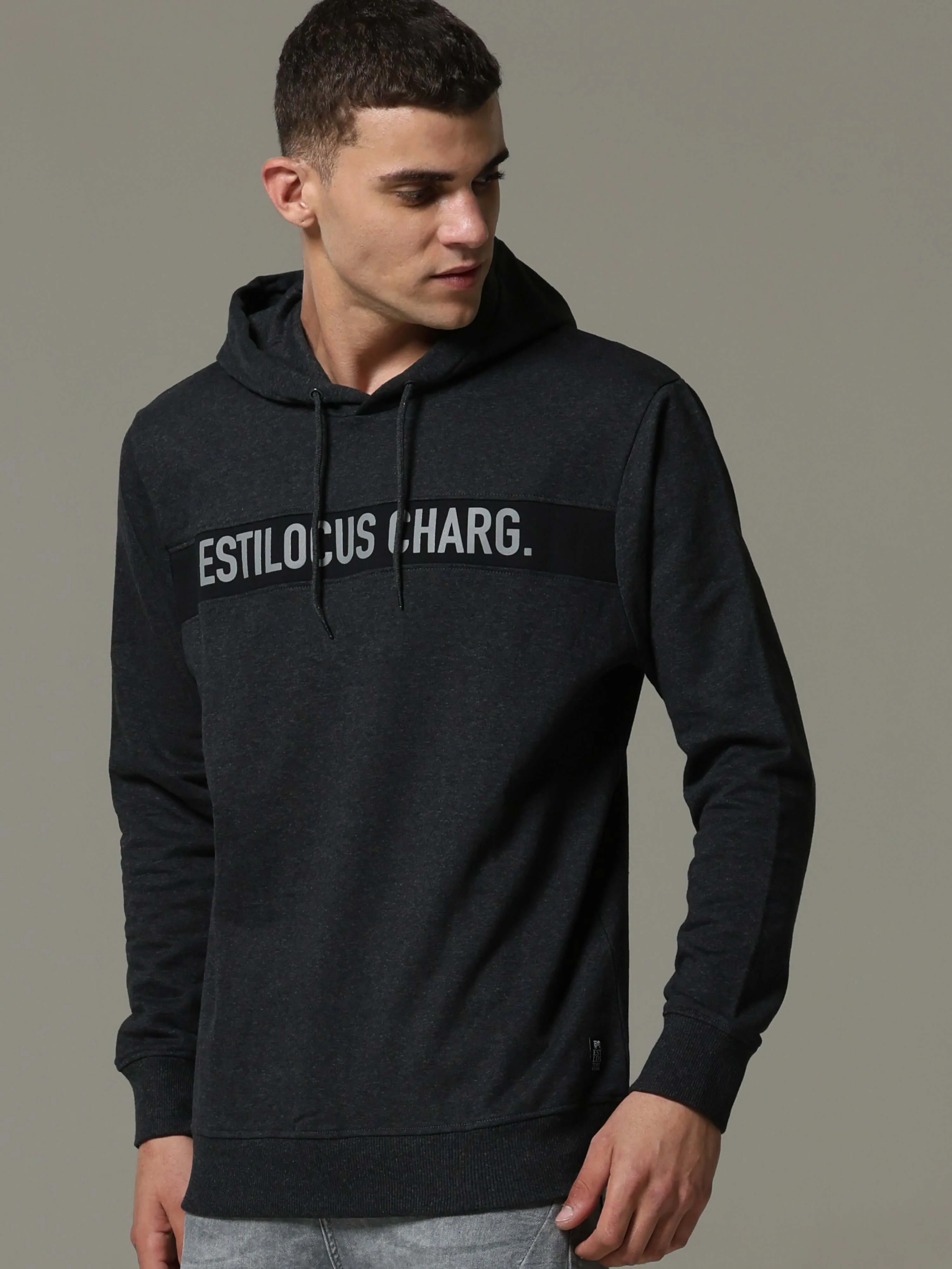 Dark Gray Charg Hoodie