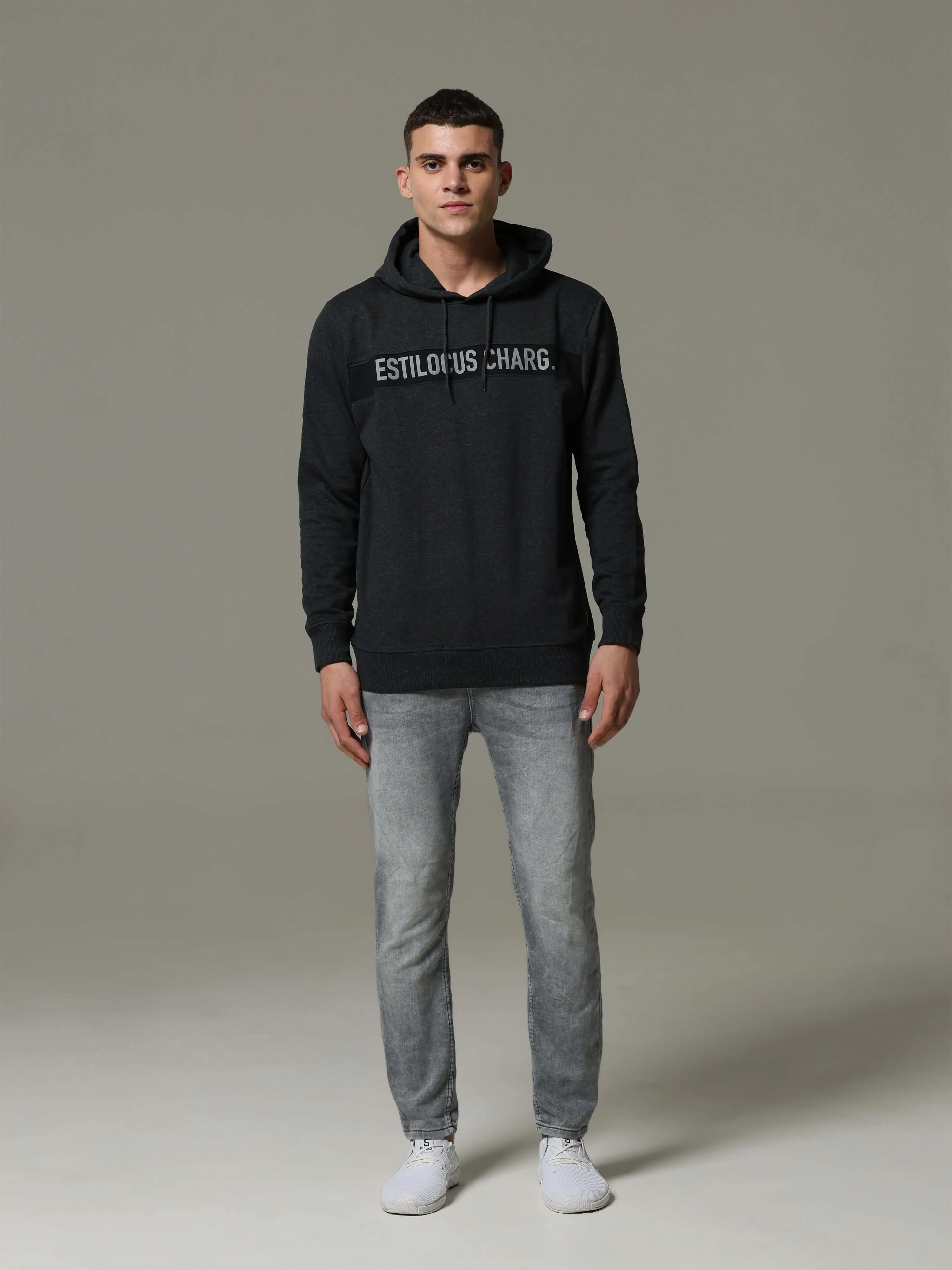 Dark Gray Charg Hoodie