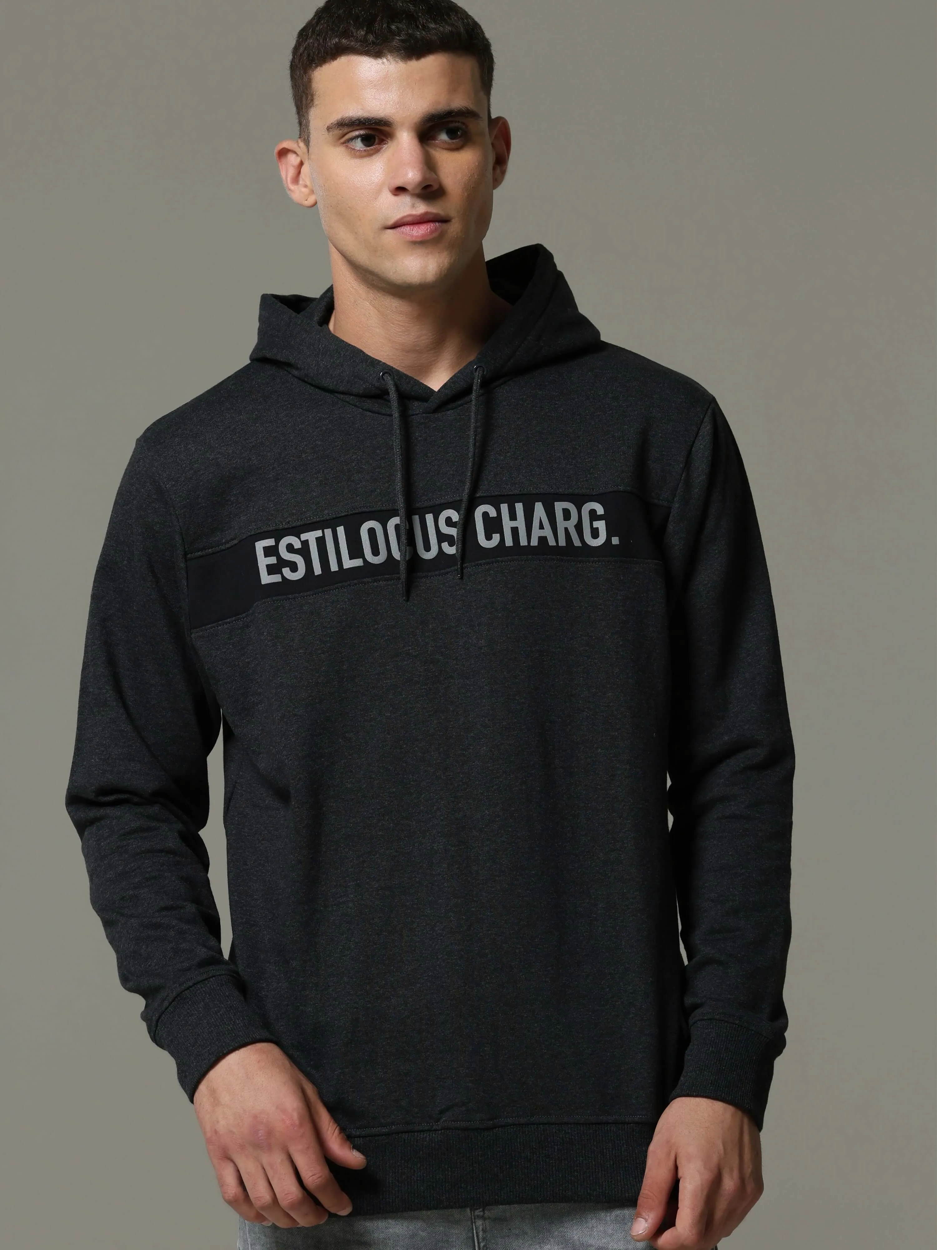 Dark Gray Charg Hoodie