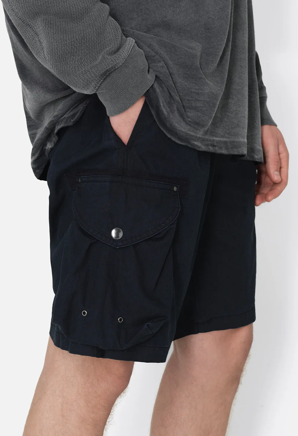 Deck Cargo Shorts / Black