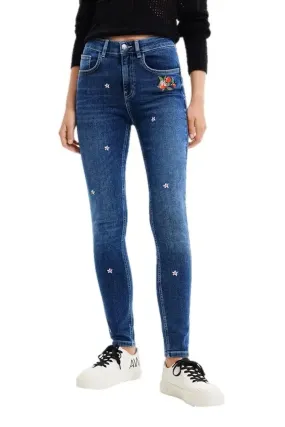 DESIGUAL NANI DENIM JEAN MID WASH