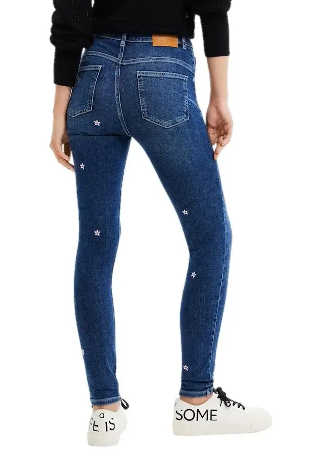 DESIGUAL NANI DENIM JEAN MID WASH