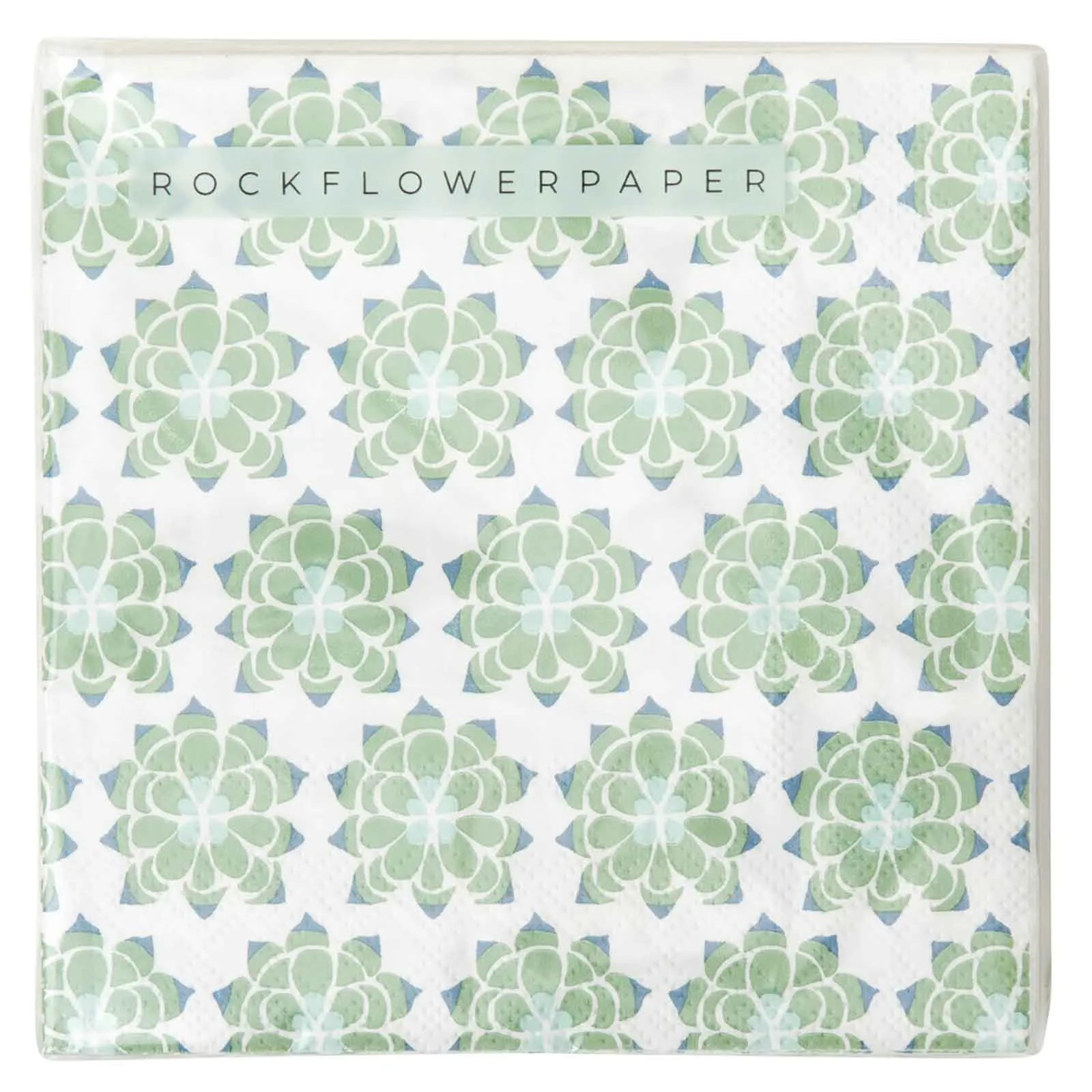 Eco-Friendly Succulent Desert Paper Napkins - Pack of 20