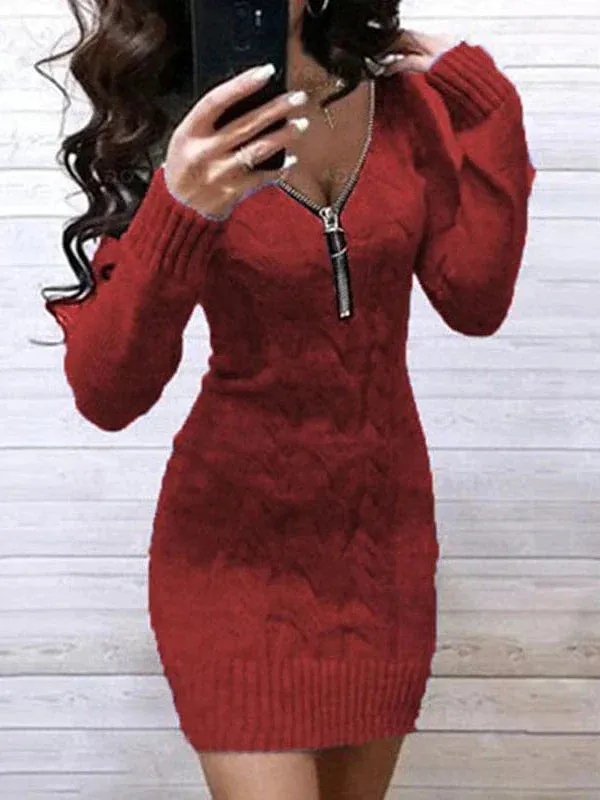 Elevate Your Style with Women's Sweater Dress for Fall and Winter