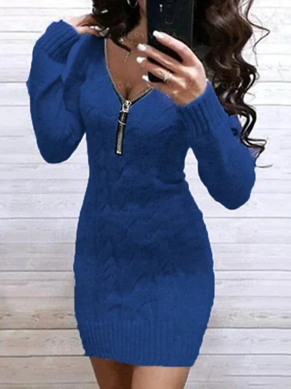 Elevate Your Style with Women's Sweater Dress for Fall and Winter