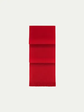 Extrafine Merino Scarf Red