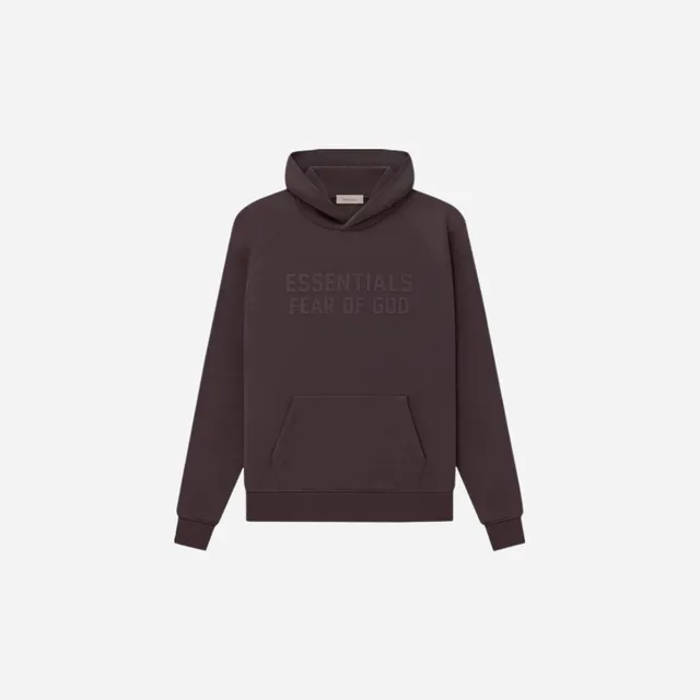 FEAR OF GOD ESSENTIALS HOODIE PLUM