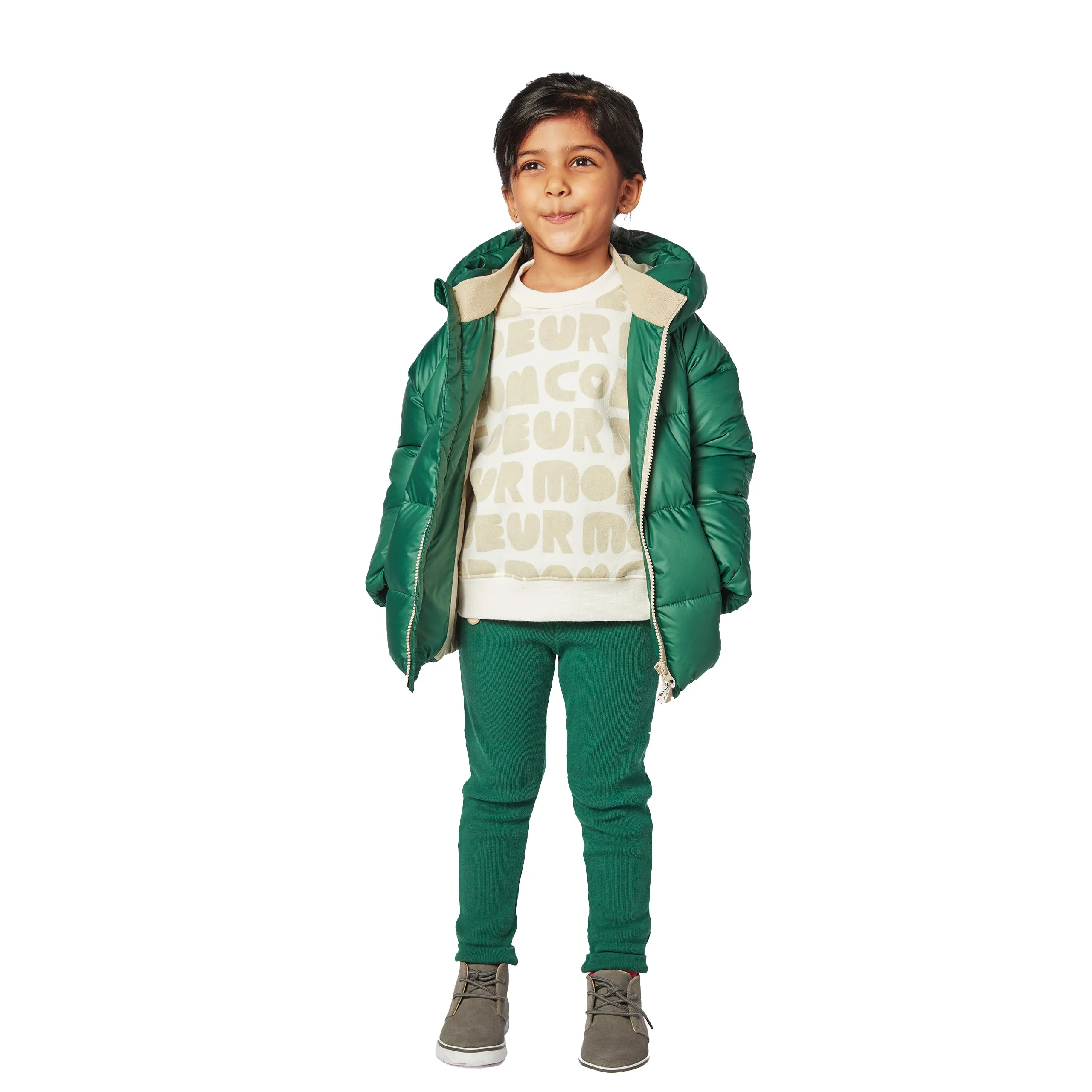 Green Puffer Jacket