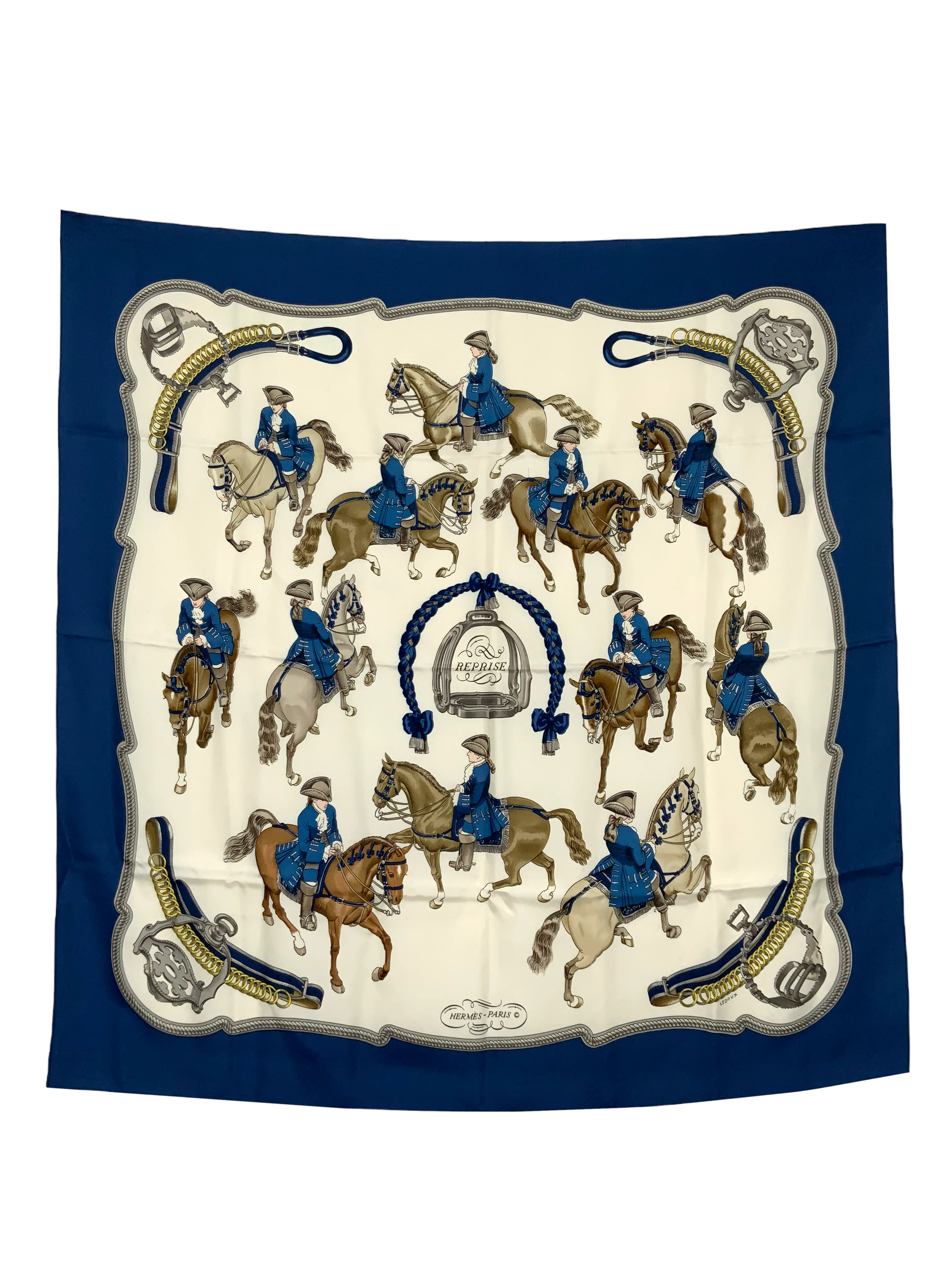 Hermes Reprise Silk Scarf 90