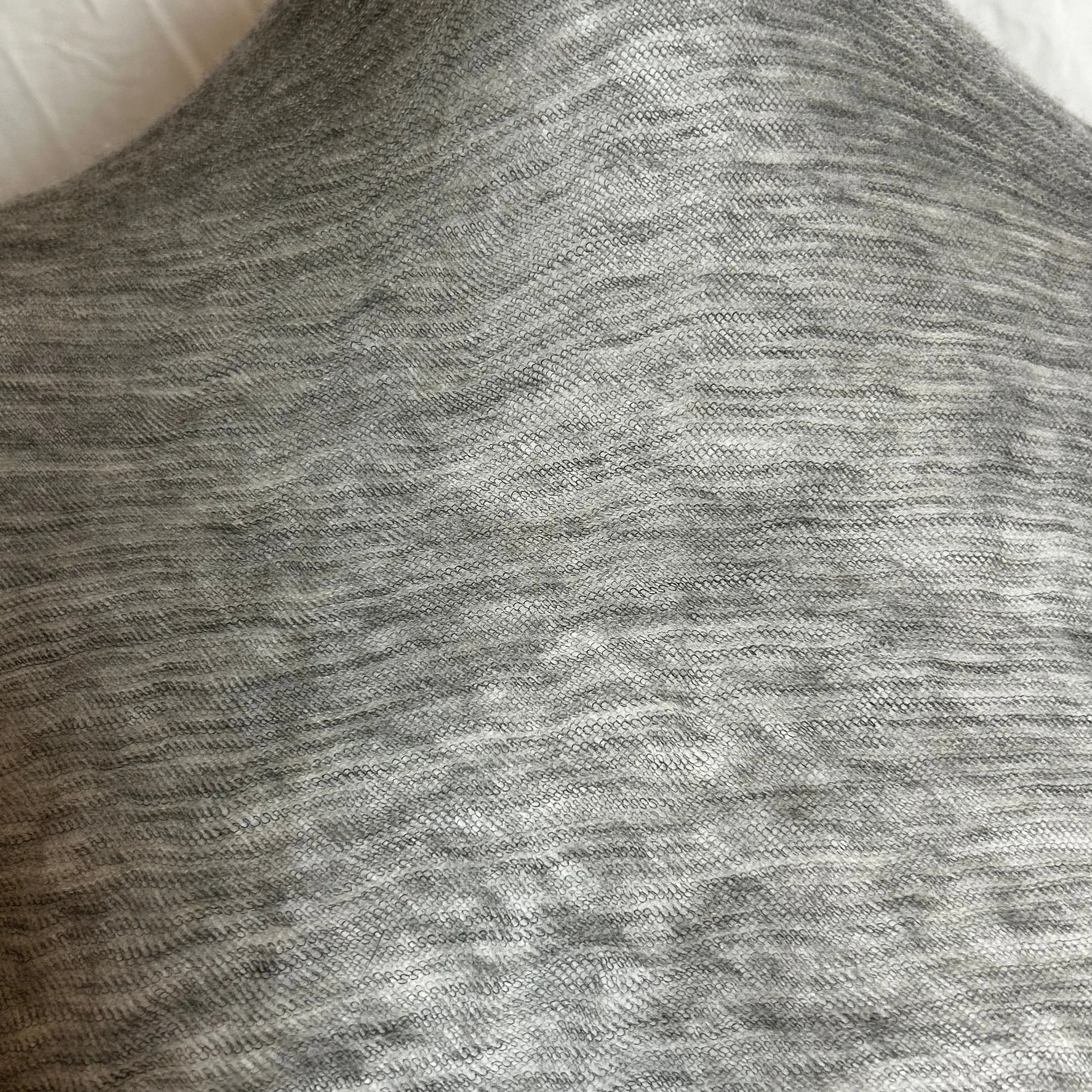 Isabel Marant 455 Pearl Grey Marl Cashmere Scarf