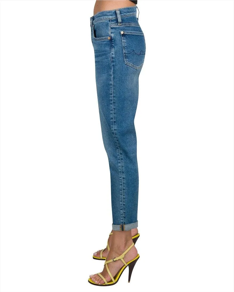 Josephina Boyfriend denim by 7Fam in Lyme