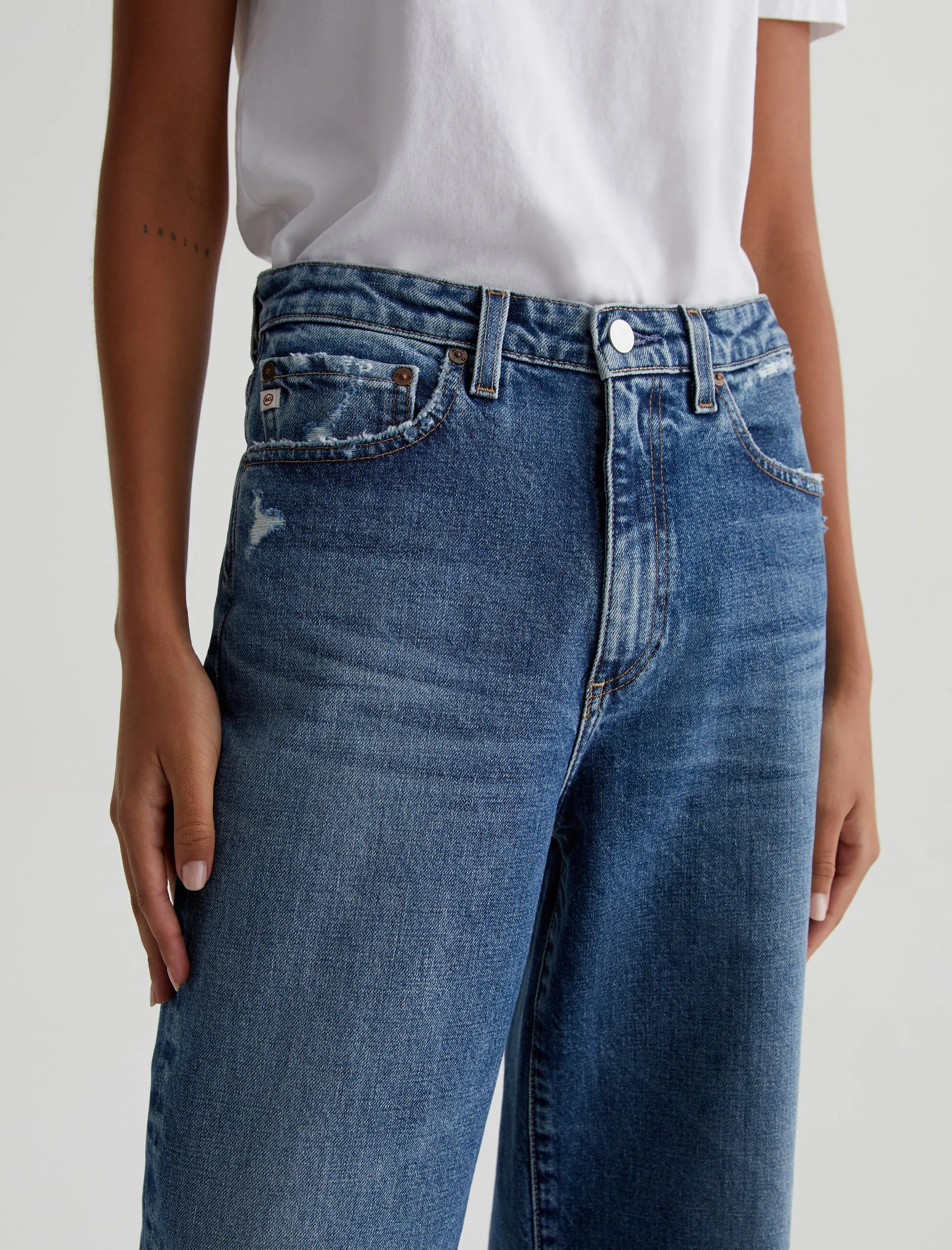 KORA HIGH RISE WIDE LEG (15 YEARS UPSTATE) - A.G. DENIM