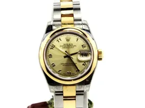 Ladies Two Tone Rolex Datejust