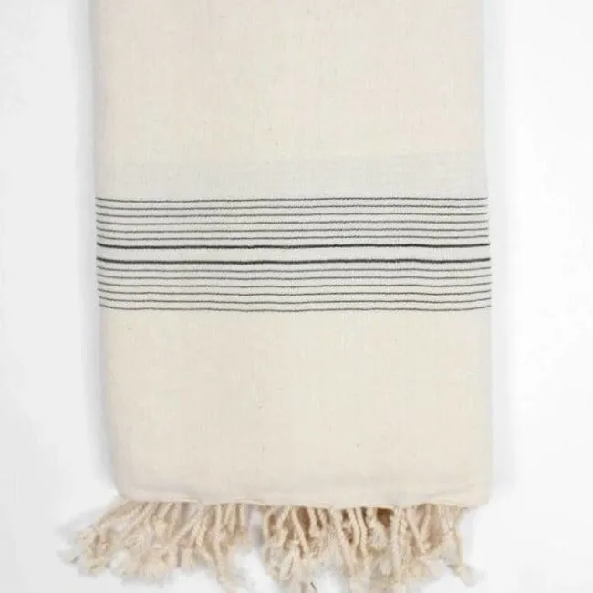 Lamu Black Hammam Towel