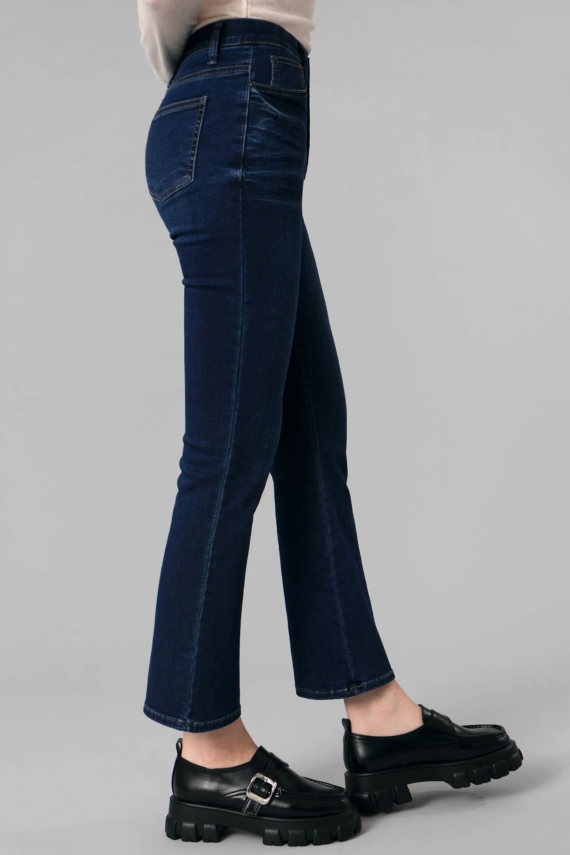 Lina Denim Jeans, Deep Blue