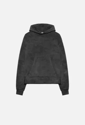 Marble Hoodie / Black