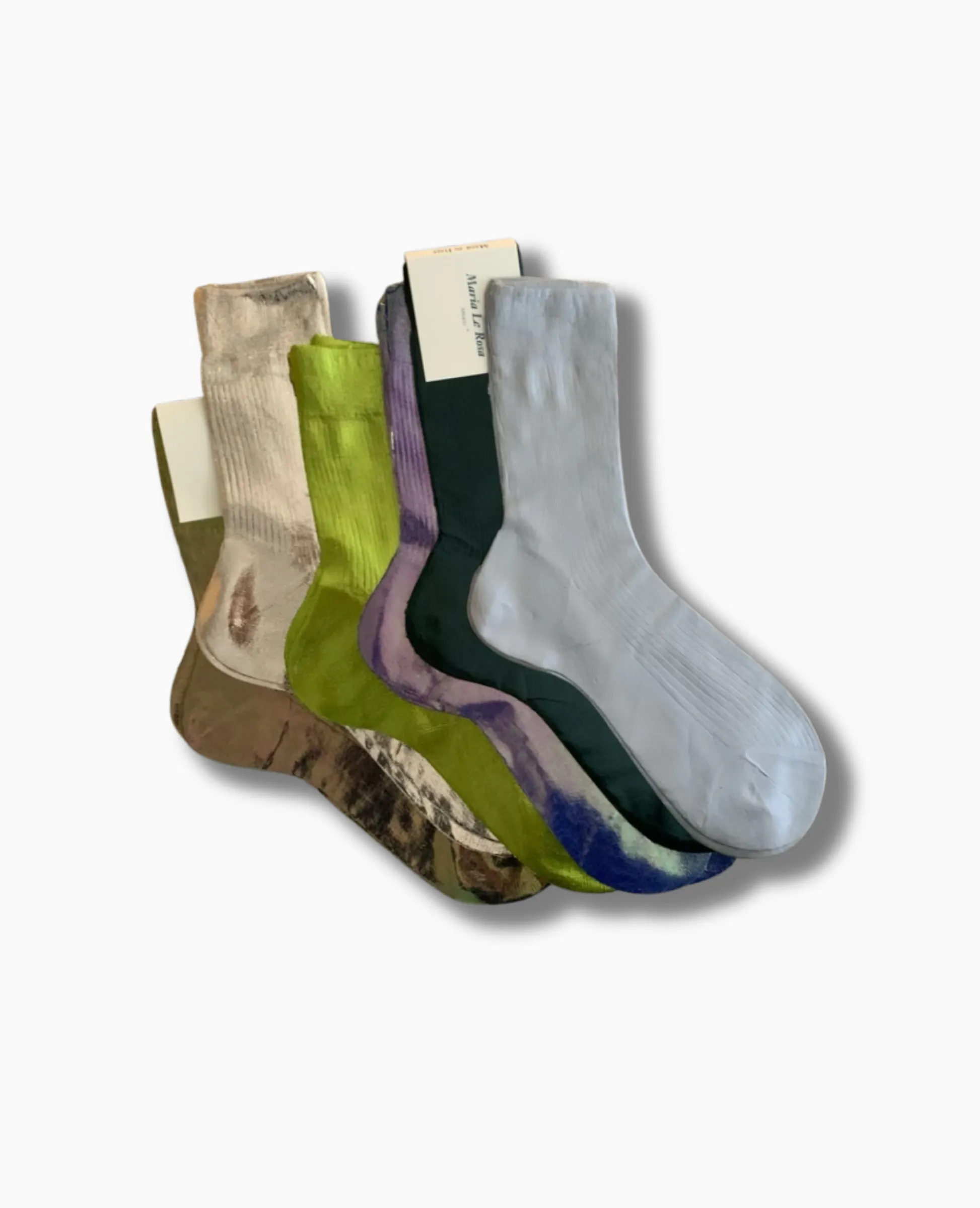 Maria La Rosa Bluette Silk Socks