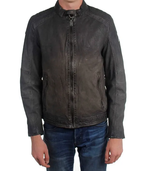 Men's Mauritius | Vincente RF Leather Jacket | Anthracite