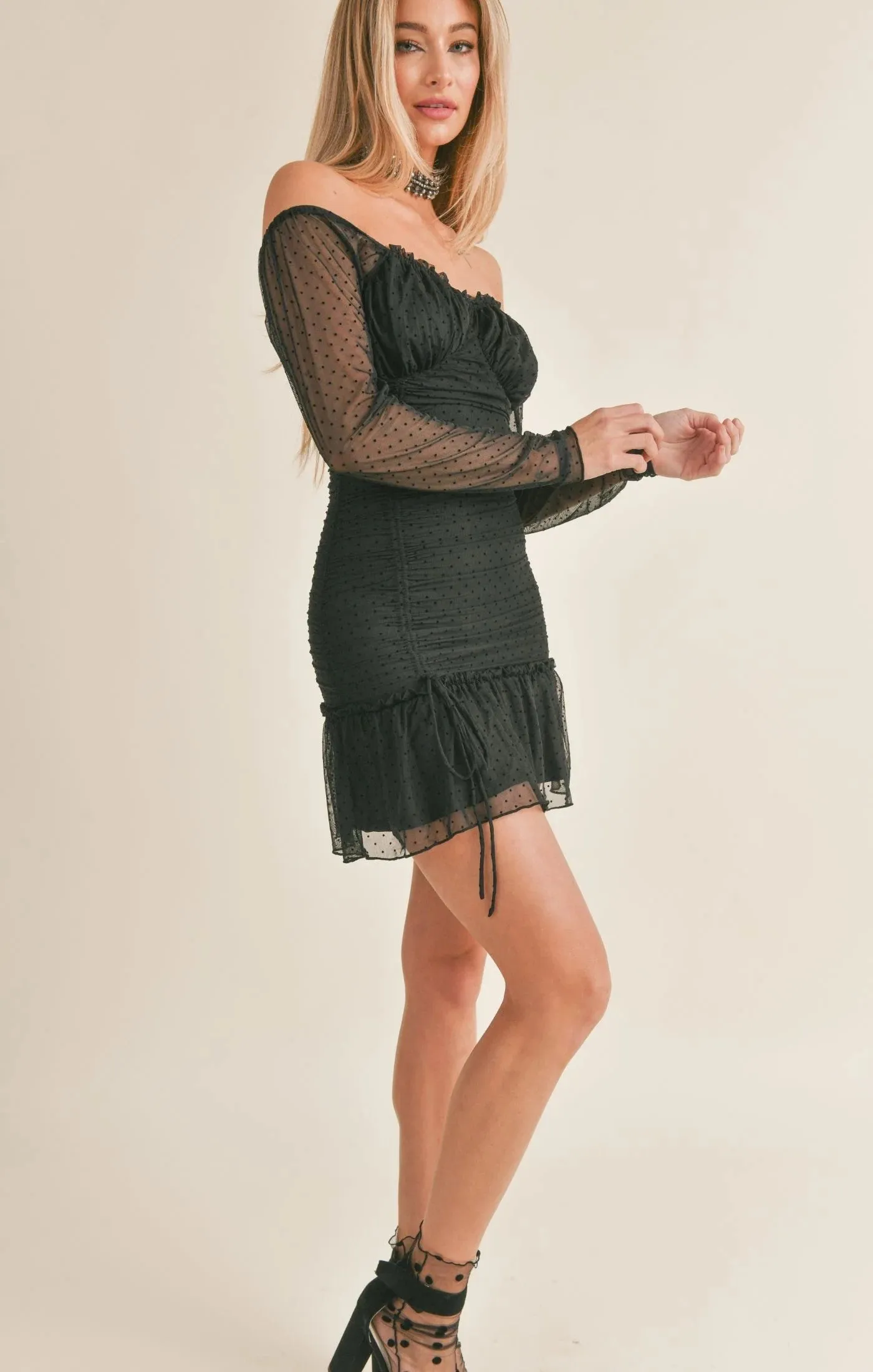 Mesh Mini Dress