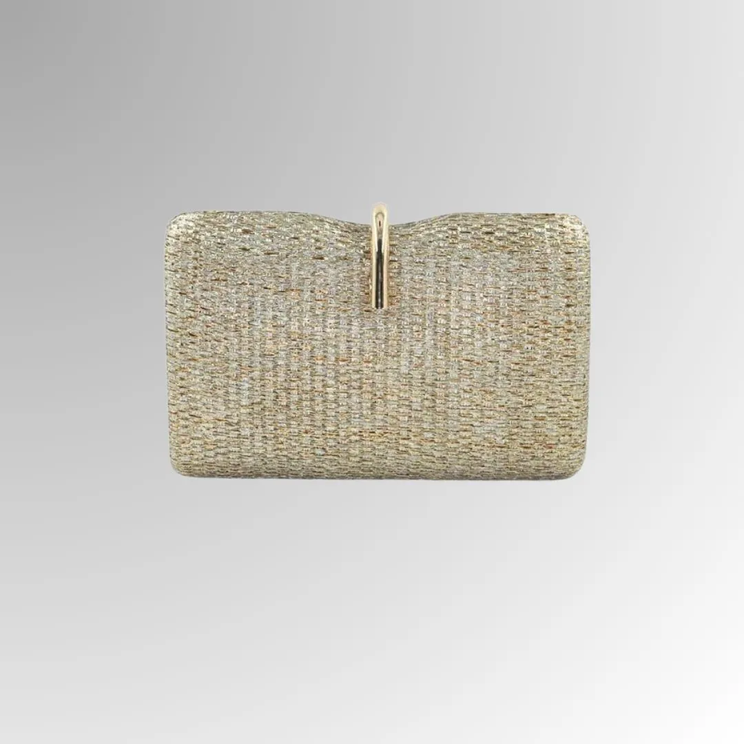 Metallic Clutch With Modern Closure