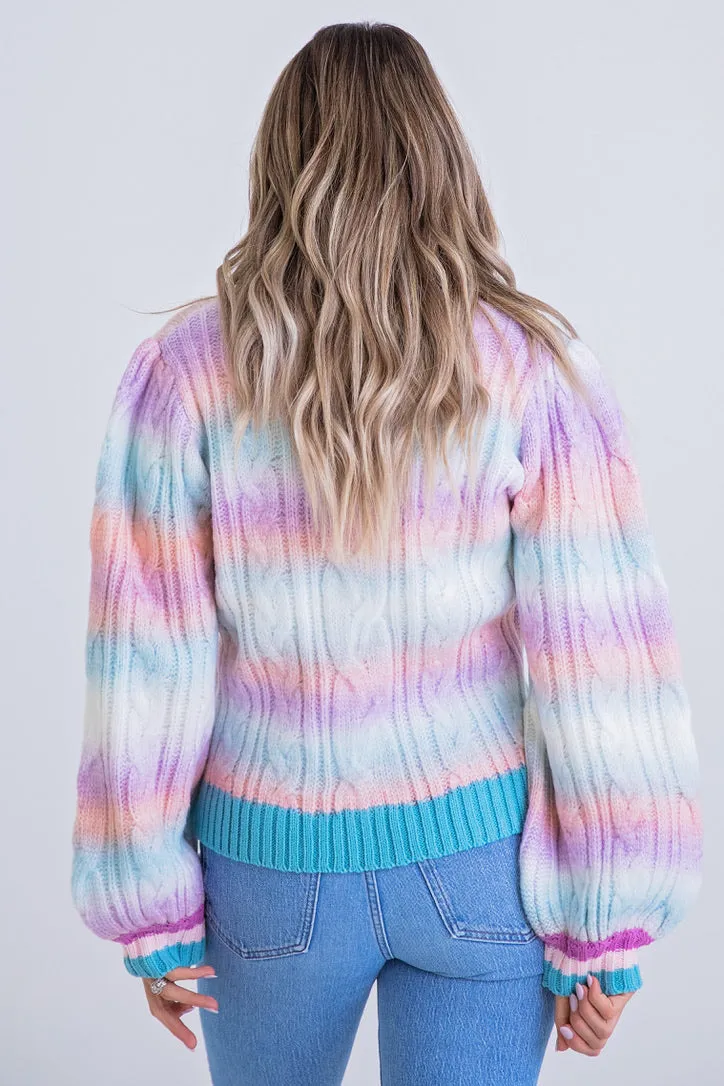 Multi Yarn Cable Sweater