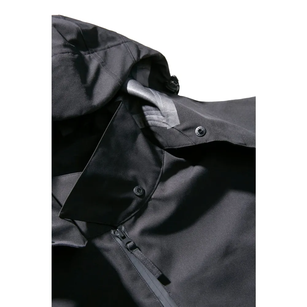 NINE POINT NINE ELEMENT 3L SHELL COACH JACKET-BLACK