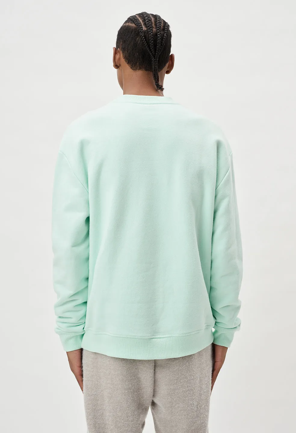 Oversized Crewneck Pullover / Archive Mint