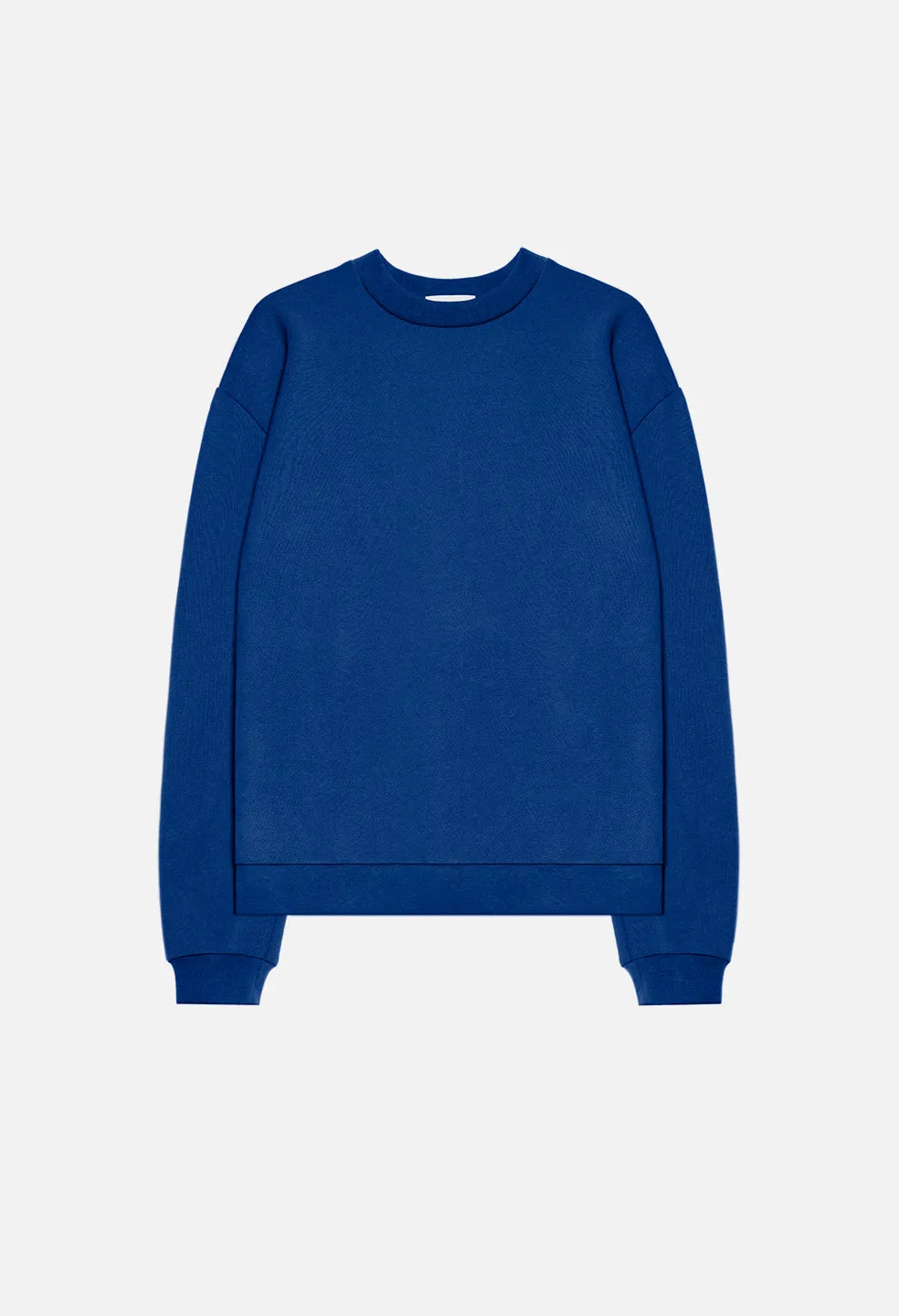 Oversized Crewneck Pullover / Cobalt